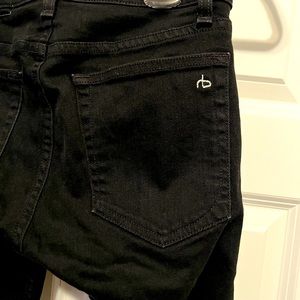 Rag & Bone Fit 1 Black Denim Jeans sz 30